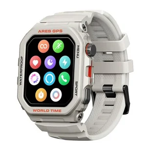 ZEBLAZE Ares GPS Biały - Smartwatch - miniaturka - grafika 1