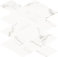 Płytki ceramiczne - Mozaika Stay Classy Karo Grey Rect 29,1X28,9 Cersanit - miniaturka - grafika 1