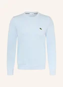 Swetry męskie - Lacoste Sweter blau - LACOSTE - miniaturka - grafika 1