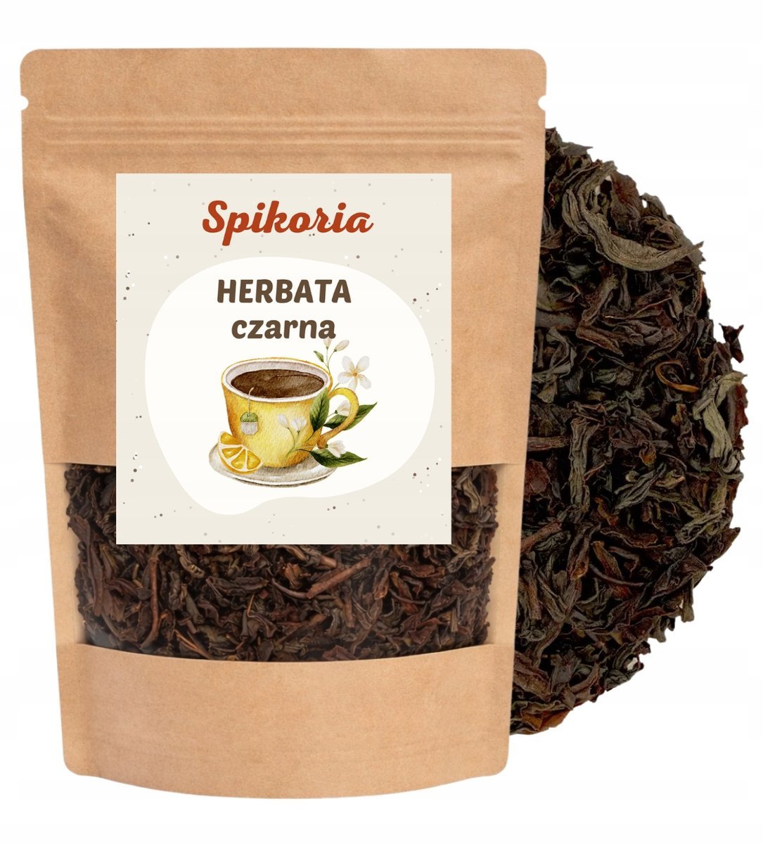 Herbata CZARNA CEYLON 200g liściasta aromatyczna Sri Lanka Spikoria
