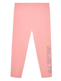 Spodnie i spodenki dla dziewczynek - Guess Legginsy J1YB01 J1311 Różowy Slim Fit - grafika 1