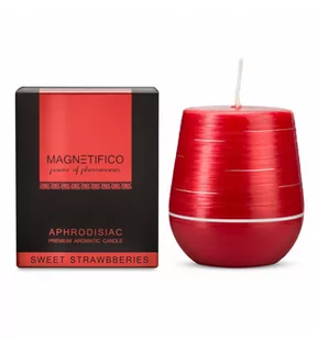 magnetifico Aphrodisiac Candle Sweet Strawberries - Masaż erotyczny - miniaturka - grafika 4
