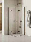 Kabiny prysznicowe - Kabina prysznicowa New Trendy New Soleo 100x80 prostokątna grafit K-2254 - miniaturka - grafika 1