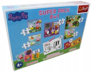 Puzzle Peppa Pig Super Pack 8W1 - Puzzle - miniaturka - grafika 1