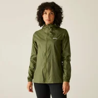 Kurtki i kamizelki sportowe damskie - Regatta Damska kurtka wiosenna kieszonkowa Pack It III Zielony, Rozmiar: 48 - miniaturka - grafika 1