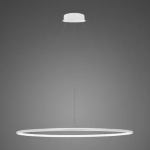 Lampa wisząca Ledowe Okręgi No.1 Φ100 cm in 4k biała Altavola Design - Lampy sufitowe - miniaturka - grafika 1