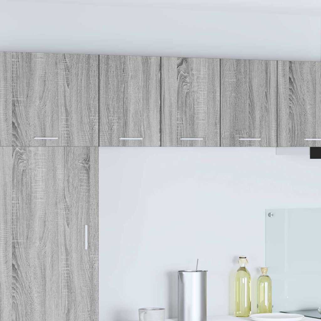 vidaXL Szafka wisząca Riga Szary Sonoma i Biały 30 x 31 x 40 cm