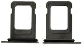 Części serwisowe do telefonów - SZUFLADKA TACKA KARTY SIM DO iPhone 14 Pro CZARNY - miniaturka - grafika 1