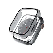 Akcesoria do smartwatchy - Crong Hybrid Watch Case - Etui ze szkłem Apple Watch 41mm (Clear) - miniaturka - grafika 1