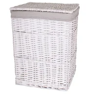 Kosze na bieliznę - Kosz na pranie biały 35 x 45 x 60 cm - miniaturka - grafika 1