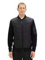 Bluzy męskie - TOM TAILOR Bluza męska, 2999 - Black, XXL - miniaturka - grafika 1