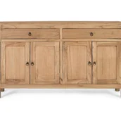 Komody - Bufet en Bois de Mindi Massif Fabriqué à la Main - miniaturka - grafika 1