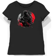 Koszulki i topy damskie - Koszulka damska czarna z motywem tarczy Rainbow Six XL - miniaturka - grafika 1
