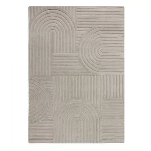 Szary dywan wełniany Flair Rugs Zen Garden, 120x170 cm - Dywany - miniaturka - grafika 1
