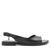 Sandały damskie - Sandały Lasocki Foxi WI16-FOXI-70 Czarny - miniaturka - grafika 1