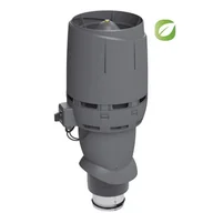 Akcesoria i części do okapów - VILPE wentylator dachowy ECO FLOW 125P/500 SZARY - miniaturka - grafika 1