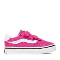 Buty dla dziewczynek - Tenisówki Vans C-BROOKLYN LS V VN000D7XYLZ Różowy - miniaturka - grafika 1