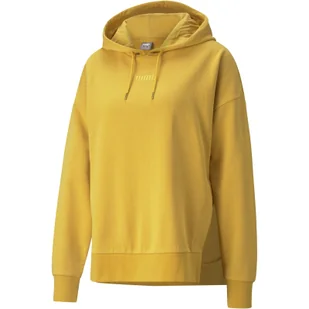 Bluza damska Puma HER Hoodie TR żółta - Odzież sportowa dziecięca - miniaturka - grafika 1