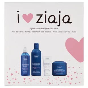 Ziaja JAGODY ACAI 2019 ZESTAW KOSMETYKÓW 3+1 - Zestawy kosmetyków damskich - miniaturka - grafika 1