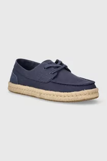 Espadryle męskie - Toms espadryle Cabo Rope kolor granatowy 10020877 - grafika 1