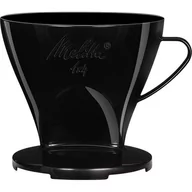 Akcesoria i części do ekspresów do kawy - Melitta Plastikowy dripper do kawy 1x4 Czarny - miniaturka - grafika 1