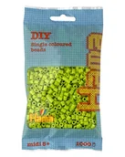 Prace ręczne dla dzieci - Hama 207-104 - limonkowy - 1000 koralików midi - miniaturka - grafika 1