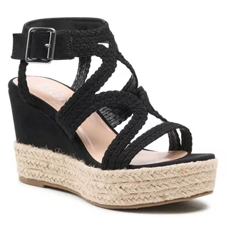 Espadryle damskie - Bullboxer Espadryle 175030F2T Black - grafika 1