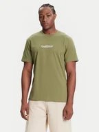 Koszulki i topy damskie - Quiksilver T-Shirt EQYZT08174 Zielony Regular Fit - miniaturka - grafika 1