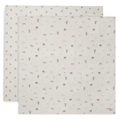 Pieluchy - Jollein 2 otulacze niemowlęce Hydrophilic 115x115 cm FARM - miniaturka - grafika 1