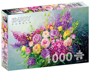 Puzzle, Bukiet róż, 1000 el. - Puzzle - miniaturka - grafika 1