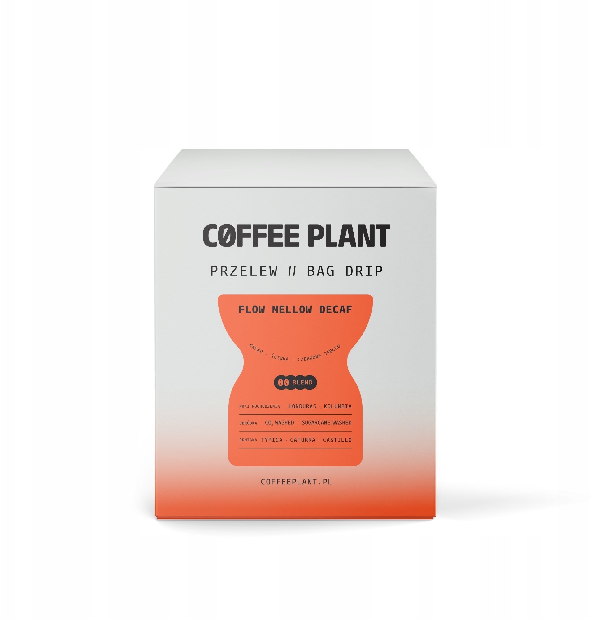 Drip Bag Coffee COFFEE PLANT Mellow 10 szt - bezkofeinowa