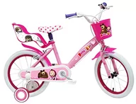 Rowery - Masza i Niedźwiedź, Rower Dziewczynka, Różowy, Biały, rozmiar 16" - miniaturka - grafika 1