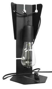 Sollux Lighting Lighting Nowoczesna Oprawa Lampa biurkowa ARBY czarna lampka nocna oprawa E27 LED idealna do salonu korytarza sypialni oświetlanie minimalistyczny design LED Ligthing SL.0880 - Lampy stojące - miniaturka - grafika 2