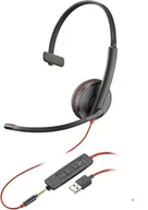 Słuchawki - HP Poly Blackwire 3215 Monaural USB-A Headset (Bulk) 80S06A6 - miniaturka - grafika 1