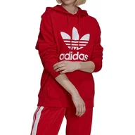 Bluzy sportowe damskie - adidas Originals Adicolor Trefoil Hoodie > H33588 - miniaturka - grafika 1
