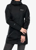 Kurtki męskie - Płaszcz damski Berghaus Omeara Long Shell Jacket - black/black - miniaturka - grafika 1