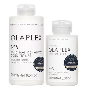 Olaplex No.5 + No.3, Zestaw regenerująco-odbudowujący: odżywka 250ml + kuracja regenerująca 100ml - Zestawy kosmetyków damskich - miniaturka - grafika 1