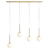 Lampy sufitowe - Lampa wisząca do salonu Bosso 1087L40 Aldex kule złota - miniaturka - grafika 1
