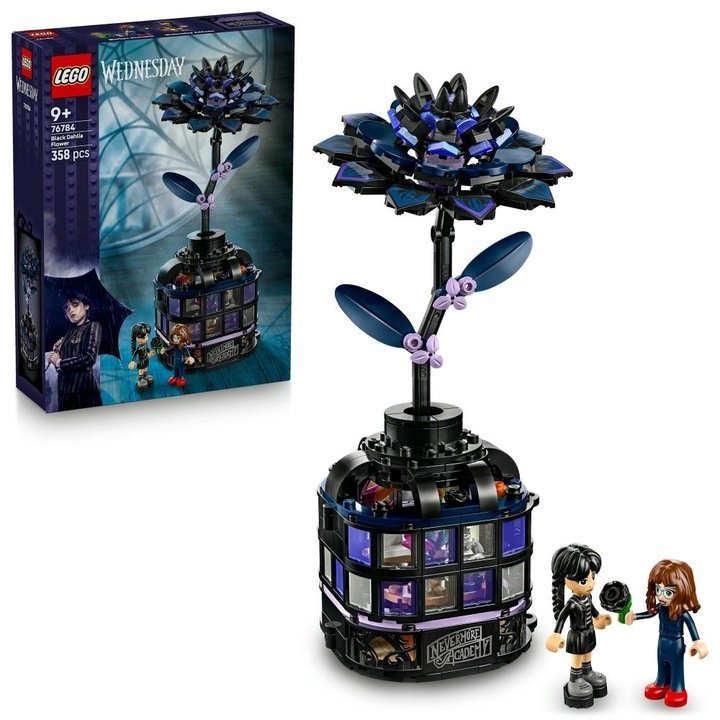 LEGO Wednesday - Bukiet Kwiat czarnej dalii Kwiatki ZESTAW LEGO PREZENT DLA DZIEWCZYNKI DZIECI