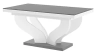 Stoły - Szaro-biały prostokątny stół rozkładany T6-P53 - miniaturka - grafika 1