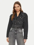 Kurtki damskie - Guess Kurtka jeansowa W5RN58 D5LF1 Granatowy Regular Fit - miniaturka - grafika 1