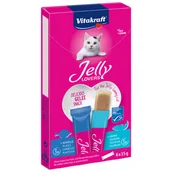 Przysmaki dla kotów - Przysmak dla kota JELLY LOVERS łosoś/flądra 6x15g Vitakraft - miniaturka - grafika 1