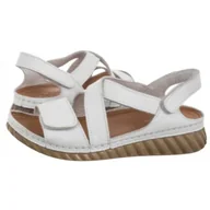 Sandały damskie - Sandały Białe L6848-11/00-1 (MA1380-b) Maciejka - miniaturka - grafika 1