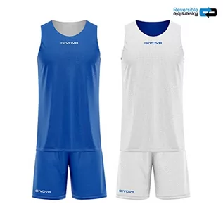 Zestawy męskiej odzieży sportowej - Givova, zestaw podwójny, jasnoniebieski/biały, 3XS - grafika 1