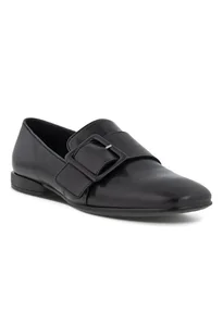 ECCO Anine Squared - Damskie skórzane loafery - Czarny - Size: 36 (UK 3.5-4) - Półbuty damskie - miniaturka - grafika 1