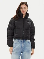 Kurtki damskie - Calvin Klein Jeans Kurtka puchowa J20J223577 Czarny Relaxed Fit - miniaturka - grafika 1