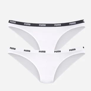 Komplet damskich majtek bikini 2 sztuki Puma Women Bikini 2P Pack 90785104 M Biały (8718824911939) - Majtki damskie - miniaturka - grafika 1
