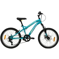 Rowery - Huffy Rower górski MTB EXTENT 20" Niebieski dla dzieci 6-9 lat amortyzator - miniaturka - grafika 1