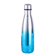 Butelki termiczne - Butelka termiczna arctherm 500 ml srebrna niebieska metalic - miniaturka - grafika 1
