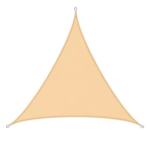 Żagiel przeciwsłoneczny na ogród trójkątny na taras 3x3x3m popielaty R1 - Parasole ogrodowe - miniaturka - grafika 1